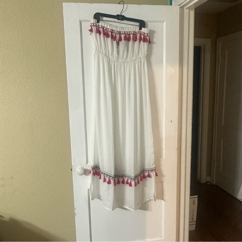 Zíngara embroidered maxi dress size 2